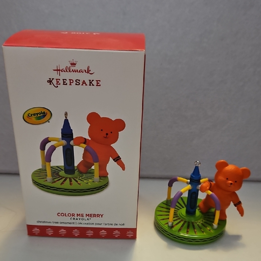 2017 Hallmark Keepsake Color Me Merry, New In Box